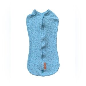 Swaddle Me Blue Dinosaur Print Pod Size Small/Medium